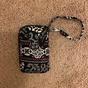 Vera Bradley Canterberry Magenta Wristlet